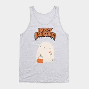 Halloween Happy Haunting Tank Top